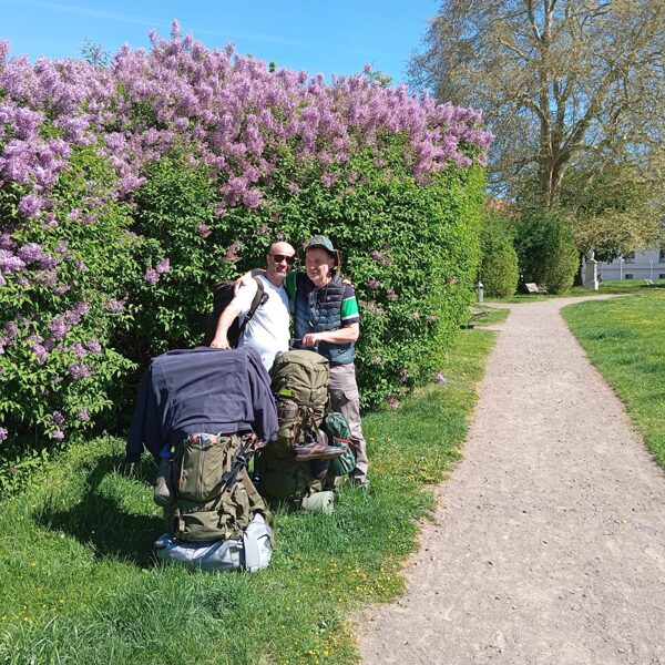 Dirk und Behzad, die erste Wegstrecke ab der "Gemeinde Ephesus"