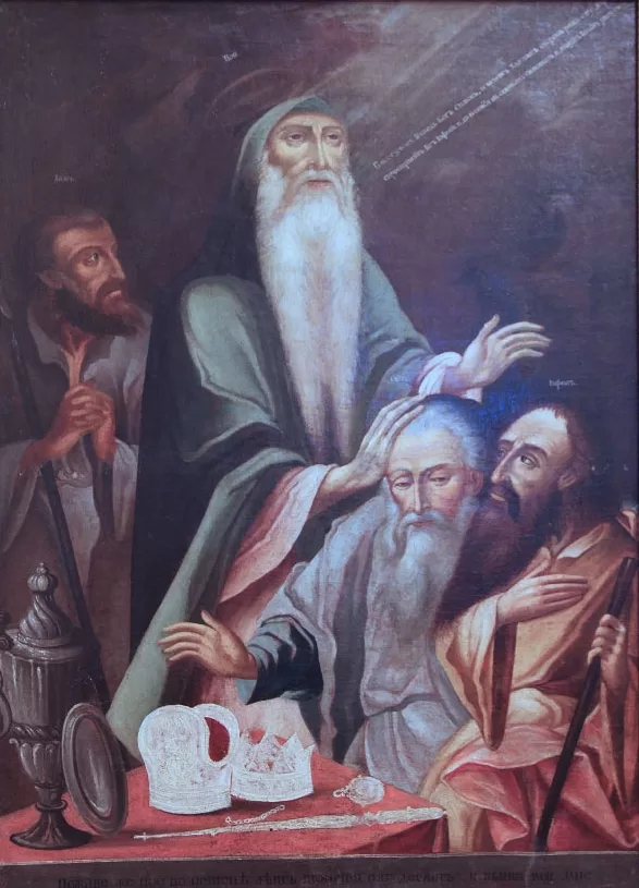 Noah und seine Söhne Shem, Japhet, Ham